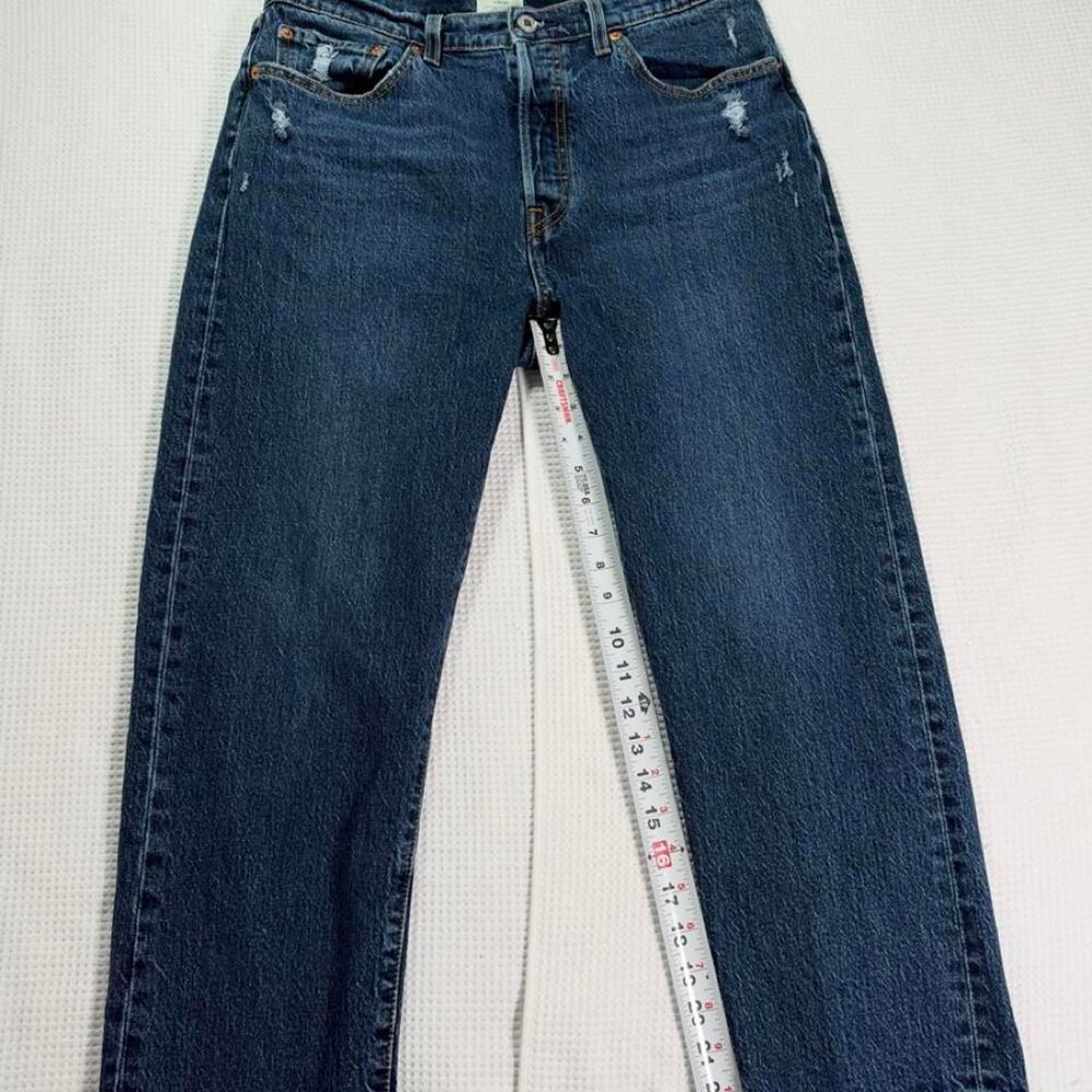 Levi-s Women's Blue and Navy Jeans